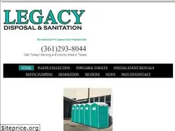 Sites similar to legacydisposal.com