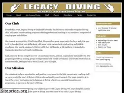 Sites similar to legacydivingou.com