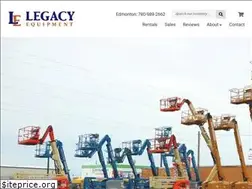 Sites similar to legacyequipment.ca
