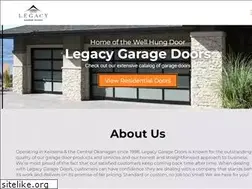 Sites similar to legacygaragedoorsbc.com