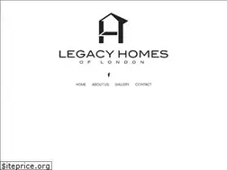 Sites similar to legacyhomesoflondon.ca