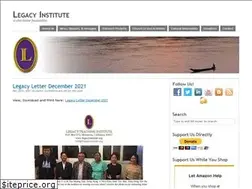 Sites similar to legacyinstitute.org
