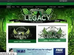 Sites similar to legacylacrosse.org
