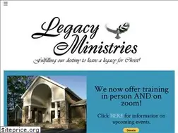 Sites similar to legacyministries.info