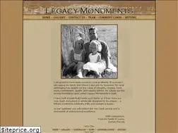 Sites similar to legacymonuments.ca