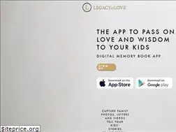 Sites similar to legacyoflove.app