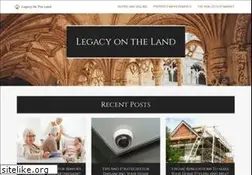Sites similar to legacyontheland.com
