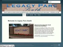 Sites similar to legacyparcsouthhoa.org