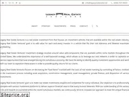 Sites similar to legacyrealestate.net