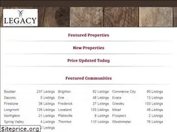 Sites similar to legacyrealtor.net