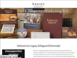 Sites similar to legacysafeguarduniversity.com
