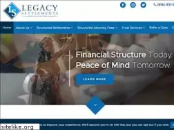 Sites similar to legacysettlements.com
