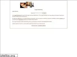 Sites similar to legal-dictionary.biz