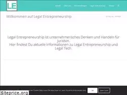 Sites similar to legal-entrepreneurship.org