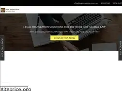 Sites similar to legal-translations.com.au