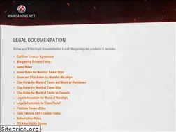Sites similar to legal.na.wargaming.net