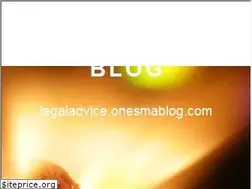 Sites similar to legaladvice.onesmablog.com