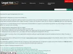 Sites similar to legalaidact.org.au