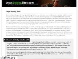 Sites similar to legalbettingsites.com