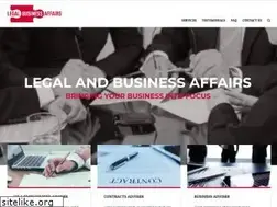 Sites similar to legalbusinessaffairs.com