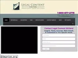 legalcontentwriters.com