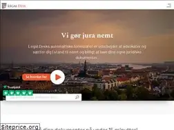 Sites similar to legaldesk.dk