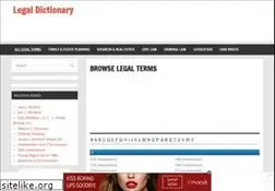 Sites similar to legaldictionary.net