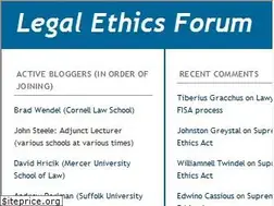 Sites similar to legalethicsforum.com