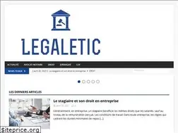 Sites similar to legaletic.fr
