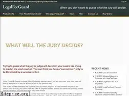 Sites similar to legalfeeguard.com