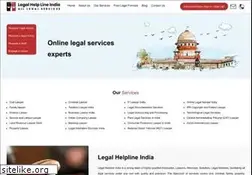Sites similar to legalhelplineindia.com