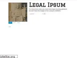 Sites similar to legalipsum.com