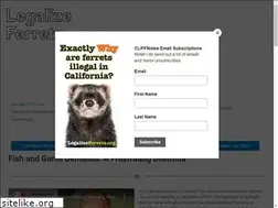 Sites similar to legalizeferrets.org