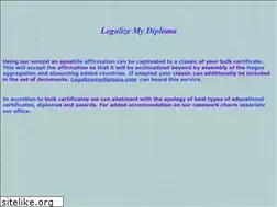 Sites similar to legalizemydiploma.com
