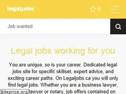 Sites similar to legaljob.ca