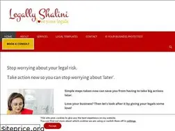 Sites similar to legallyshalini.com.au