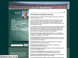 Sites similar to legallyspeakingonline.com