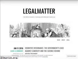 Sites similar to legalmatterblog.com
