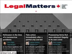 Sites similar to legalmatterscanada.ca