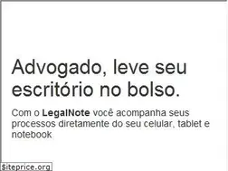 Sites similar to legalnote.com.br