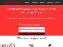 Sites similar to legalofficeguru.com