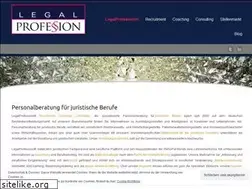 Sites similar to legalprofession.de