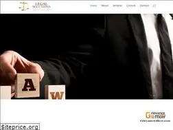 Sites similar to legalsolutions.in