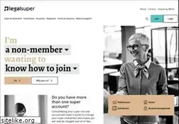 Sites similar to legalsuper.com.au