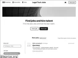 Sites similar to legaltechjobs.com