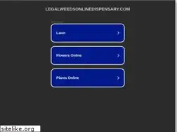 Sites similar to legalweedsonlinedispensary.com