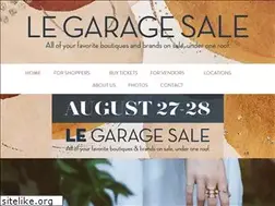Sites similar to legaragesale.net