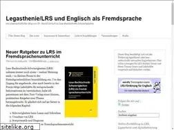 Sites similar to legasthenie-englisch.de