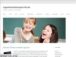 Sites similar to legasthenietherapie-info.de