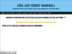 Sites similar to legecapferret-handball.com